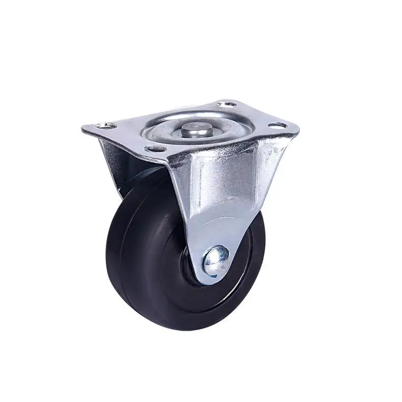 PVC Rubber Nylon Material Caster Wheels with Brake Caster Wheels for Furniture