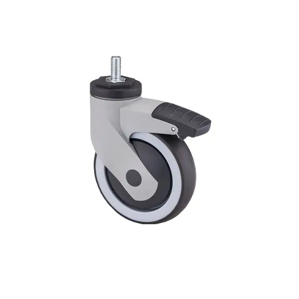 125mm TPR Apparatus Medical Caster 5 Inch for Hospital