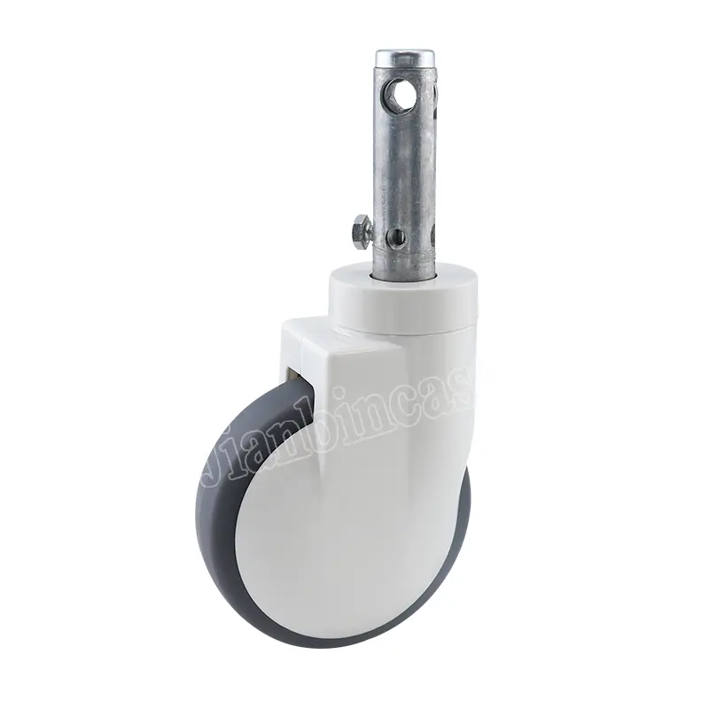 125mm long bolt central locking medical caster medical bed caster
