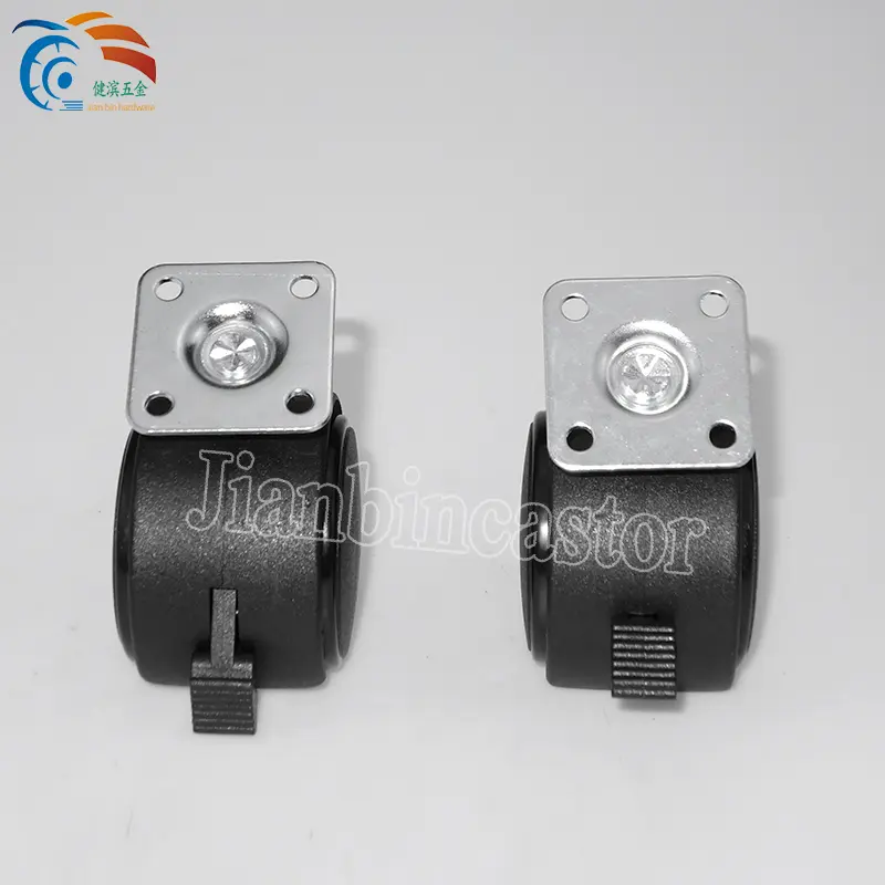 Super Purchasing for Wbd Industrial Castor Wheel PU Material Ruedas Rodajas Swivel Plate