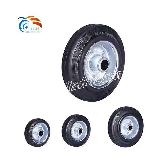 4 5 6 8 Inch Static Trolley Industrial Single Caster Wheel Plastic Castor