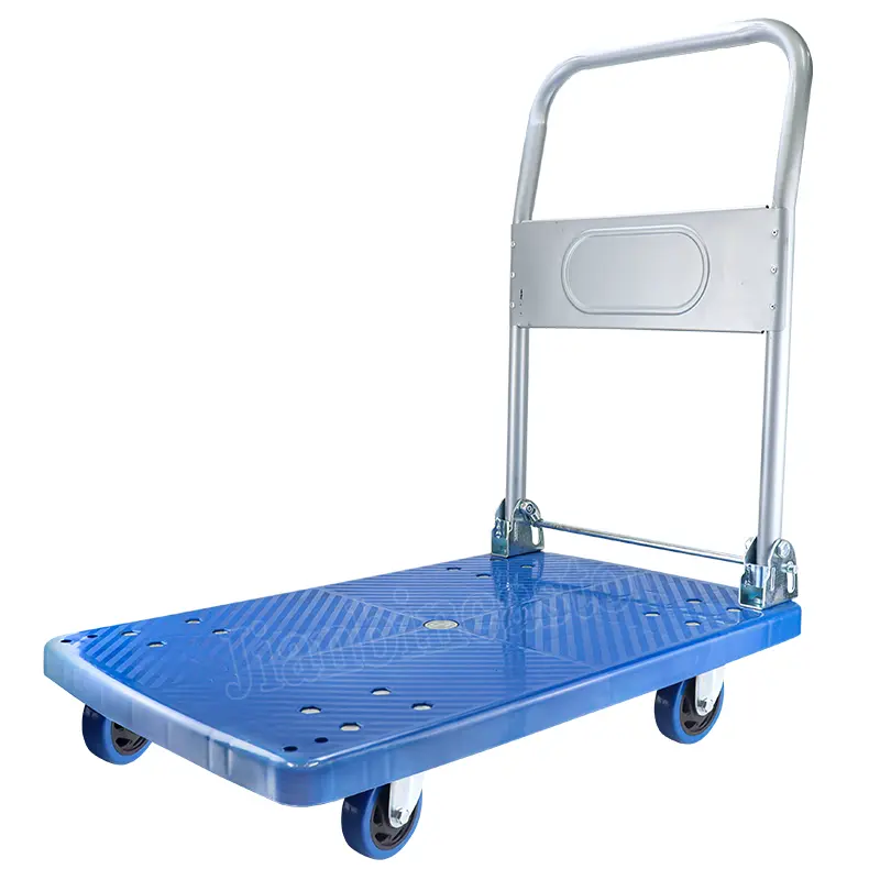 European Zinc Collapsible Durable Cargo Storage Warehouse Container Trolley