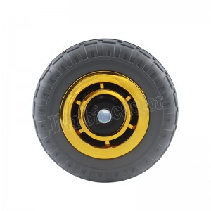 5 Inch Trolley Grey Elastic Rubber Wheel Caster For Industrial Wheels Scaffolding