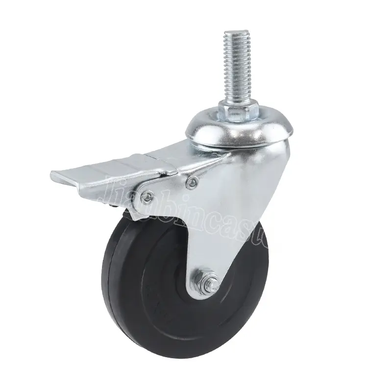 Industrial M10 Screw Black 2 “Universal Wheel Heavy Mechanical Support Castor