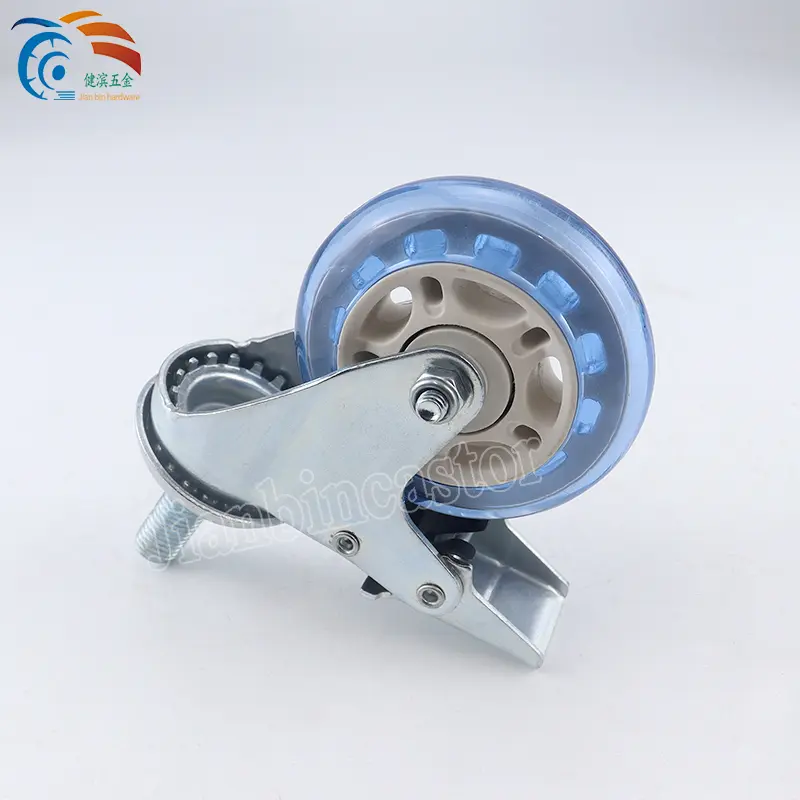 2.5″ Office Chair Caster with PU Roller Blade 3″ Office Chair Caster Wheels Stem Furniture Casters
